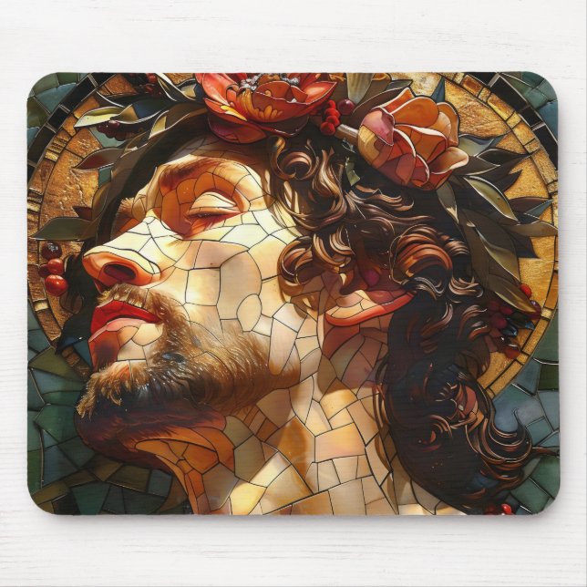 Tapis De Souris Mosaïque de Jésus (Devant)