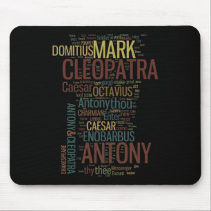 Tapis De Souris Mosaïque de mot d'Antony et de Cléopâtre