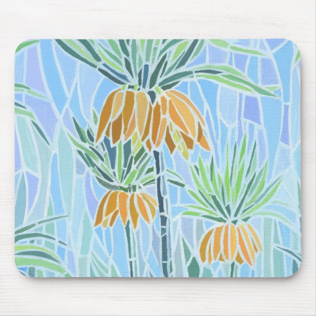 Tapis De Souris Mosaïque florale (Devant)