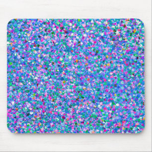 Tapis De Souris Mosaïque multicolore Parties scintillant moderne G
