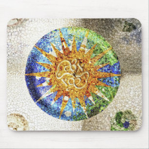 Tapis De Souris Mosaïques de Park Guell Mousepad
