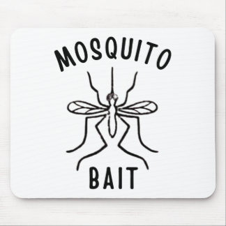 Tapis De Souris Mosquito Bait Funny Camping Campfire Outdoors Bug