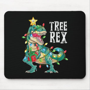 Tapis De Souris Most Wonderful Christmas Co Dinosaur Arbre de Noël