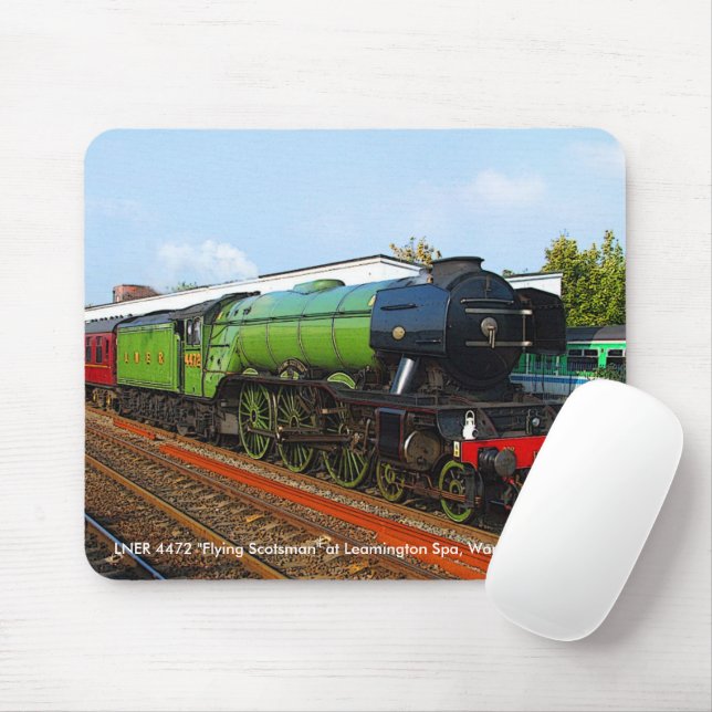 Tapis De Souris Moteur à vapeur LNER 4472 "Flying Scotsman" (Avec souris)