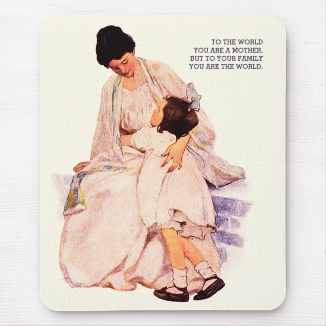 Tapis De Souris Motherhood. Mother's Day Gift  (Devant)
