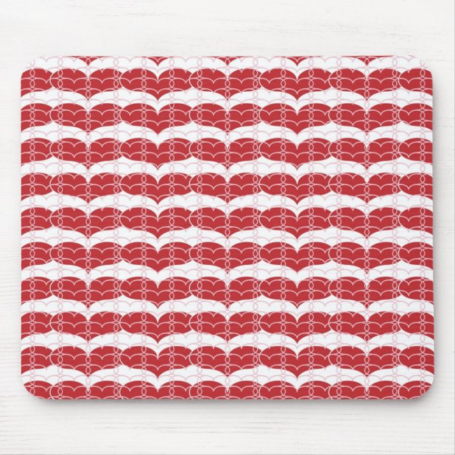 Tapis De Souris Motif 2 de coeur (Devant)