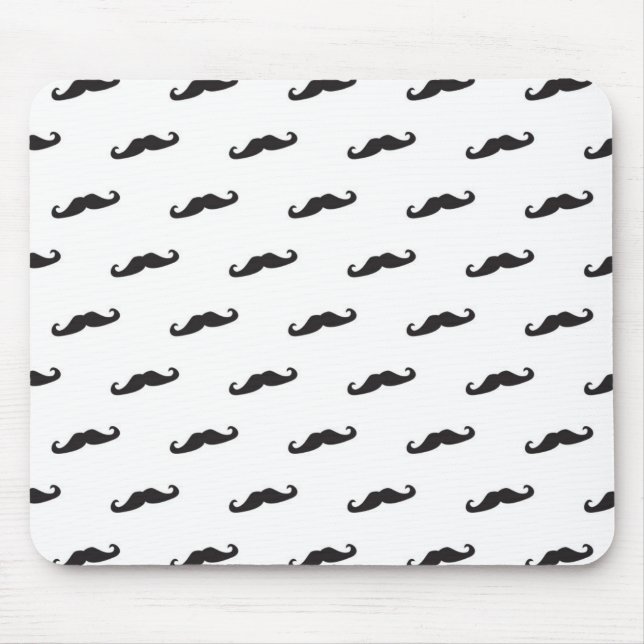 Tapis De Souris Motif 2 de hippie de moustache (Devant)