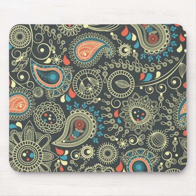 Tapis De Souris Motif 3 de Paisley (Devant)