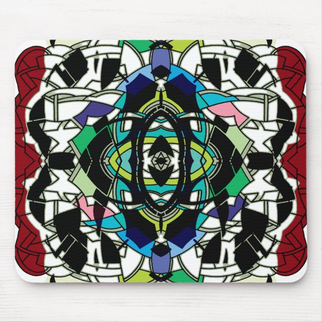 Tapis De Souris Motif à carreaux (Devant)