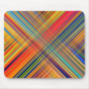 Tapis De Souris Motif à carreaux kriss kross coloré