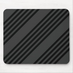 Tapis De Souris Motif à cinq bandes noir et charbon de bois