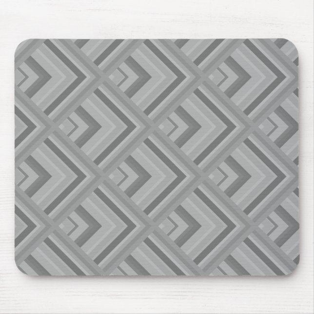 Tapis De Souris Motif à échelle grise (Devant)