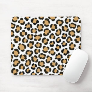 Tapis De Souris Motif à effet de fourrure Simulé Leopard tendance