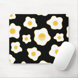 Tapis De Souris Motif à fleurs aux oeufs frits mignons
