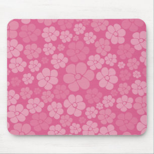 Tapis De Souris Motif à fleurs - rose