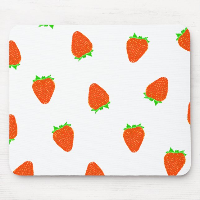 Tapis De Souris motif à fraise (Devant)