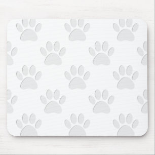 Tapis De Souris Motif à mâcher de chien coupé en papier