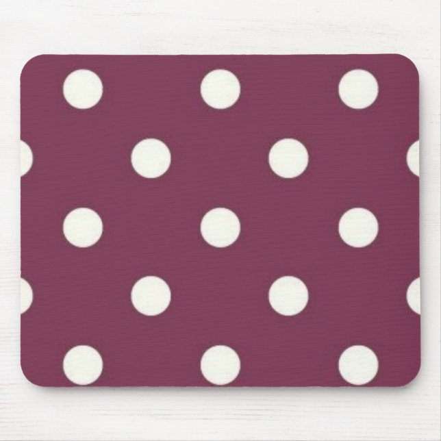 Tapis De Souris Motif à pois (Devant)