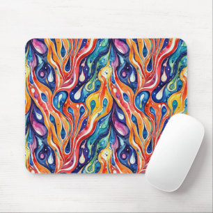 Tapis De Souris motif Abstrait 1196 avec art fluide - Pad souris