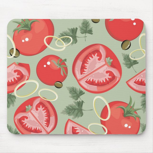 Tapis De Souris Motif abstrait avec la tomate (Devant)