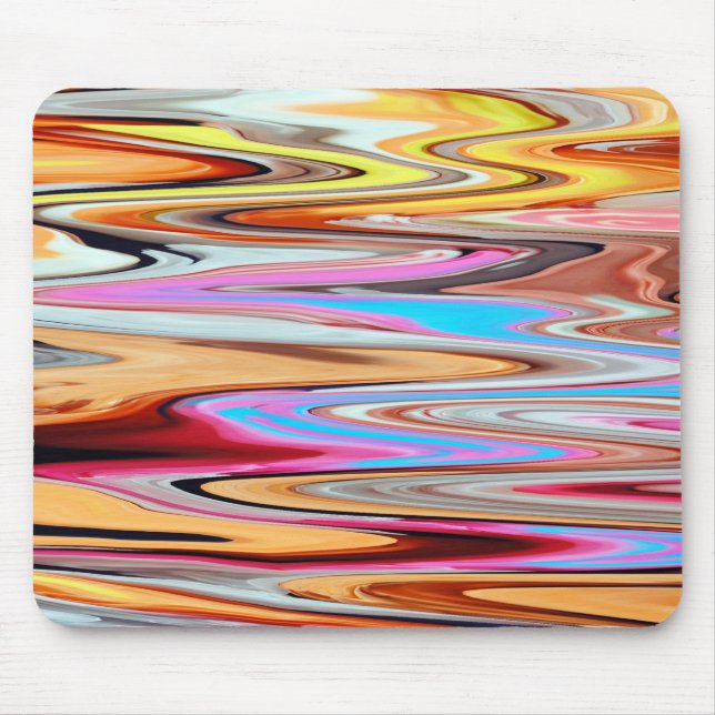 Tapis De Souris Motif abstrait coloré (Devant)
