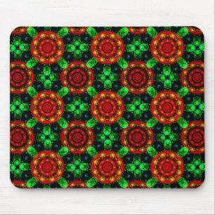 Tapis De Souris Motif abstrait élégant boho moderne floral #504