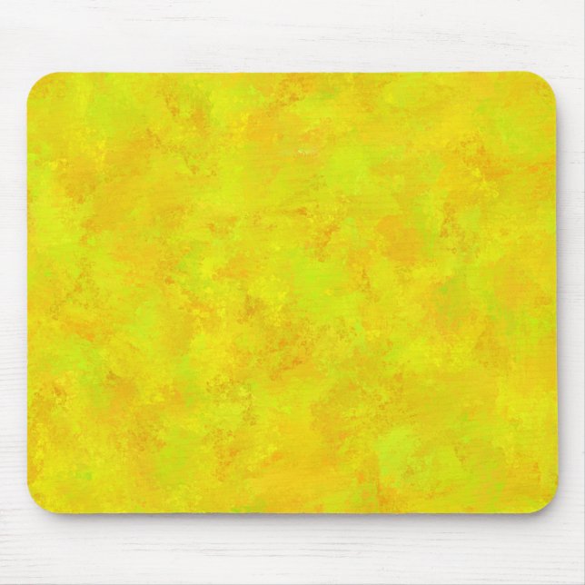 Tapis De Souris Motif Abstrait Jaune Orange Vert (Devant)