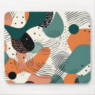 Tapis De Souris Motif Abstrait minimal sans fil - géométrique (12)