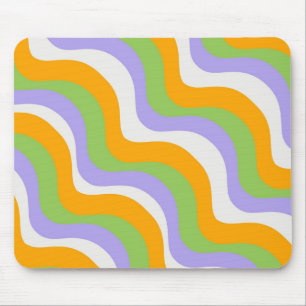 Tapis De Souris Motif Abstrait Rétro Wave Boucle Y2k