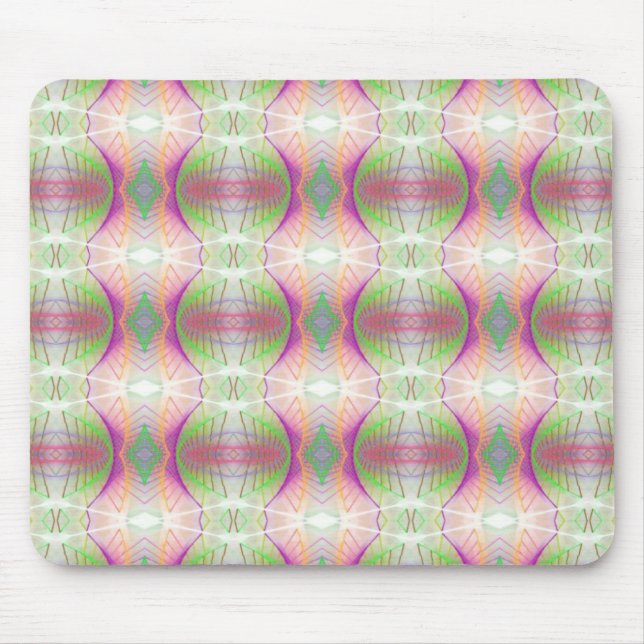 Tapis De Souris Motif Abstrait rose (Devant)