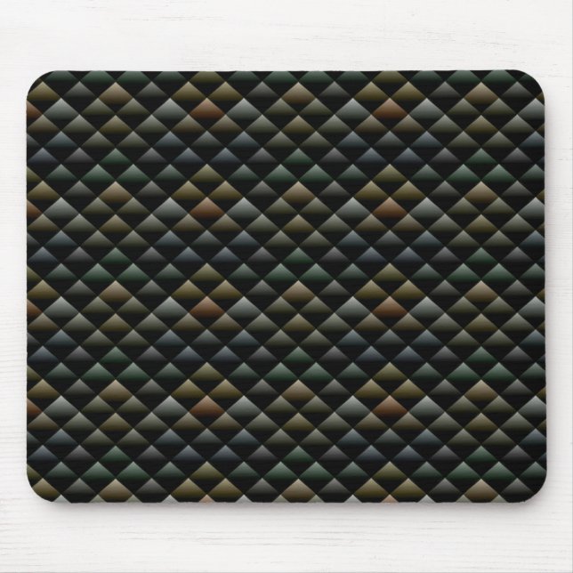 Tapis De Souris Motif Abstrait Snakeskin (Devant)