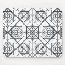 Motif Abstrait vintage noir et blanc