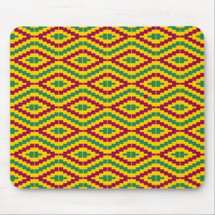 Tapis De Souris Motif africain coloré Kente