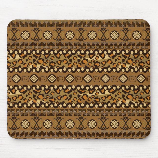 Tapis De Souris Motif africain de peau de guépard (Devant)