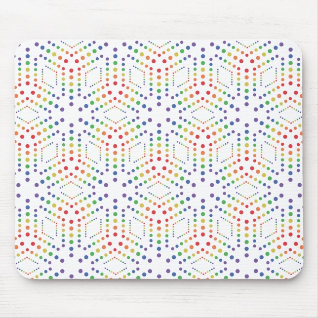 Tapis De Souris Motif Arc-en-ciel (Devant)