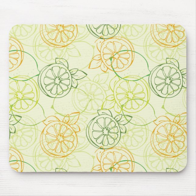 Tapis De Souris Motif au citron (Devant)