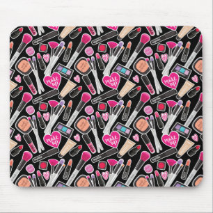 Tapis De Souris Motif au néon de maquillage