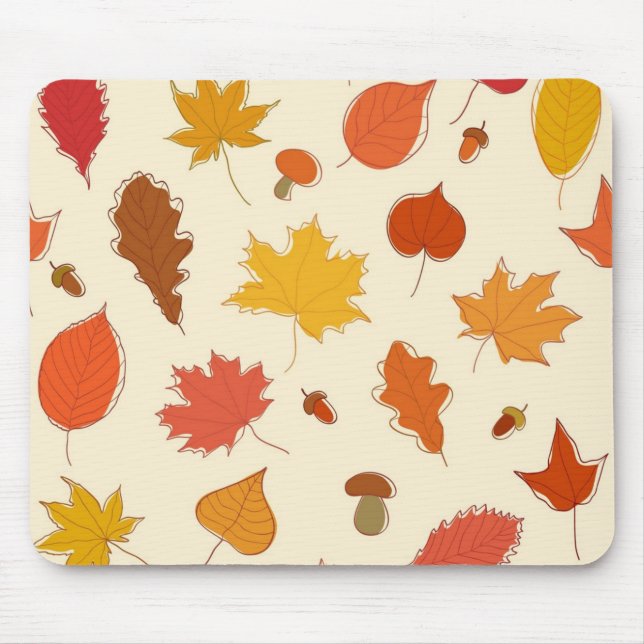 Tapis De Souris Motif automne (Devant)