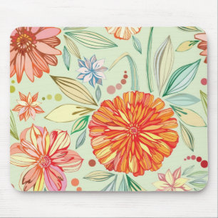 Tapis De Souris Motif avec des asters