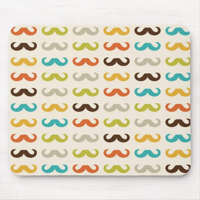 Tapis De Souris Motif avec la moustache (Devant)