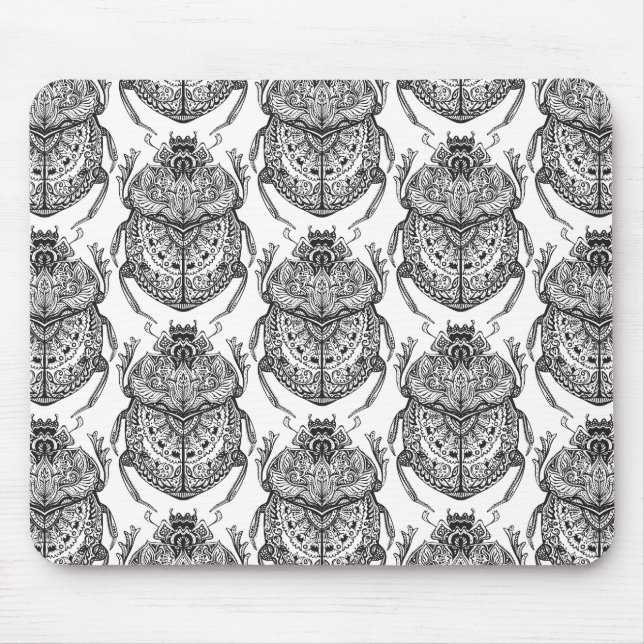 Tapis De Souris Motif avec le griffonnage de main (Devant)
