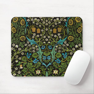 Tapis De Souris Motif Blackthorn Vintage Fond Noir Morris Black