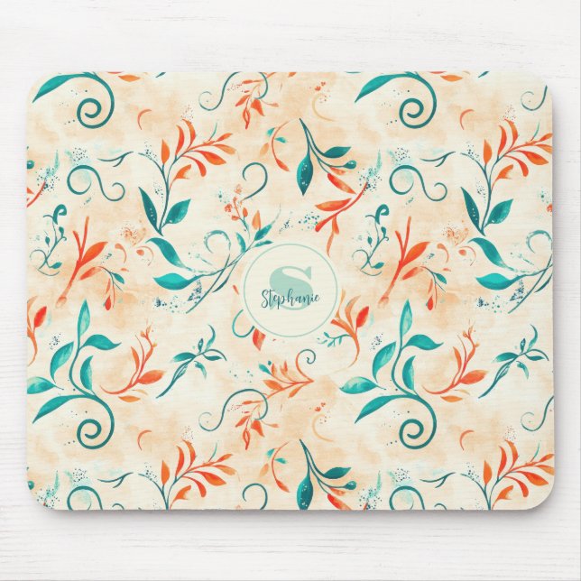 Tapis De Souris Motif blanc et blanc blanc et  blanc (2) (Devant)