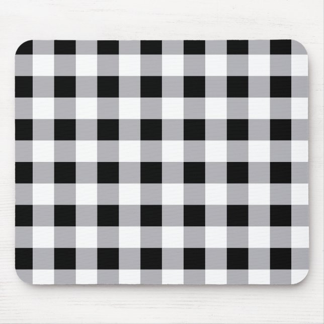 Tapis De Souris Motif blanc gris gris (Devant)