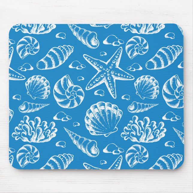 Tapis De Souris Motif Blue Beach (Devant)