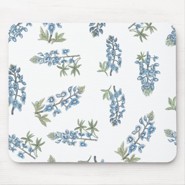 Tapis De Souris Motif Bluebonnet (Devant)