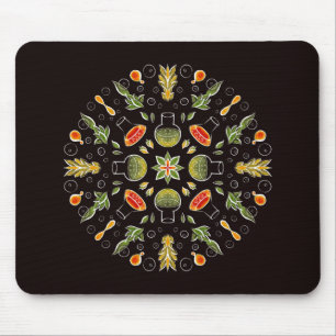 Tapis De Souris Motif botanique du laboratoire de chimie