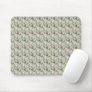 Tapis De Souris Motif Botanique Floral Pastel Vintage
