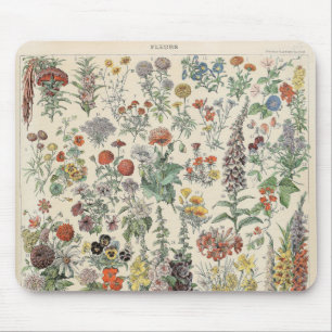 Tapis De Souris Motif botanique vintage