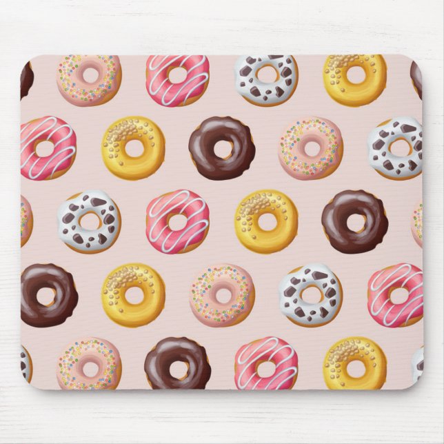 Tapis De Souris Motif Boutique de boulangerie Donut (Devant)